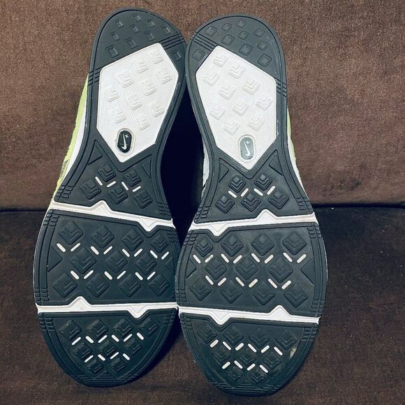 2012 NIKE FLYKNIT TRAINER+ ONE RACER VOLT NEON YELLOW WHITE BLACK 532984-700 14 - Picture 7 of 15